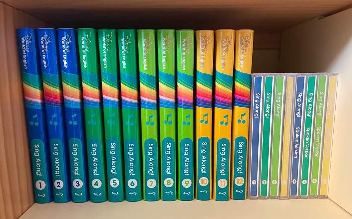 DWEシング・アロングのブルーレイとCD